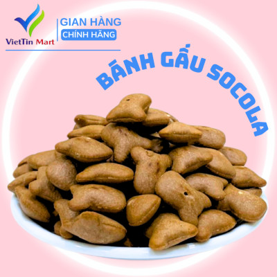 Bánh Gấu Socola Nhân Kem Viettin Mart 500G