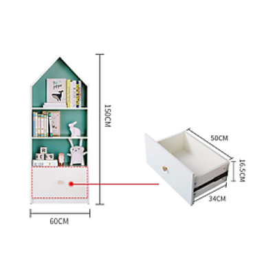 Kệ sách / để đồ chơi trẻ em cao cấp