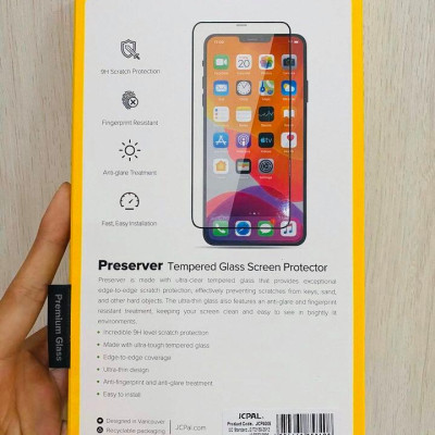 Kính Cường Lực JCPAL Preserver Dành Cho iPhone 12 Mini, 12/Pro, 12 Pro Max - Hàng Chính Hãng