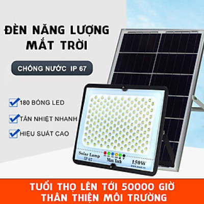 Đèn năng lượng mặt trời  MAXTECH bóng to 150w, 200w, 250w, 300w- Tiết kiệm điện,Tuổi thọ cao - D1370