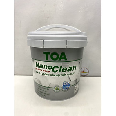 Sơn lót chống kiềm nội thất Toa Nanoclean Primer _5L