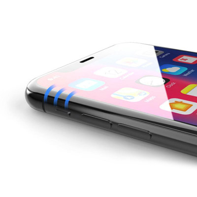 Dán cường lực cho iPhone Xs Max Full 3D MIPOW KING BULL - Hàng chính hãng