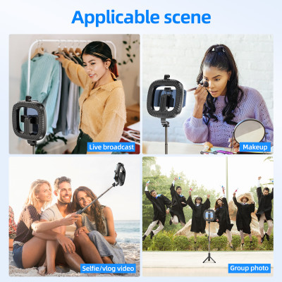 Gía Đỡ Livestream tích hợp đèn LV03 PLUS_ Hàng chính hãng