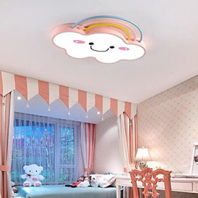 Đèn trần phòng trẻ em,Đèn trần hình đám mây hồng, đèn trẻ em, shop trẻ em