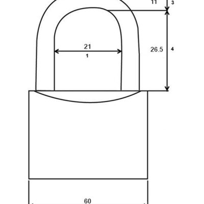 Khóa Số 190CS/60 Series ABUS (60mm)