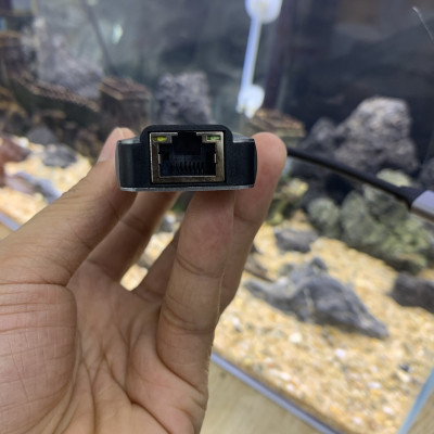 Cáp chuyển USB Type C sang HDMI + USB +LAN + PD VEGGIEG TC05 - Hàng Nhập Khẩu
