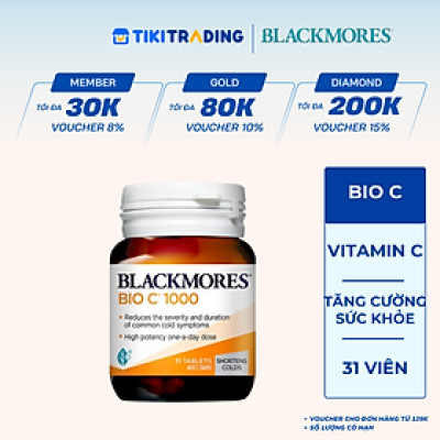Viên Uống Bổ Sung Vitamin C Blackmores Bio C 1000mg Lọ 31 Viên