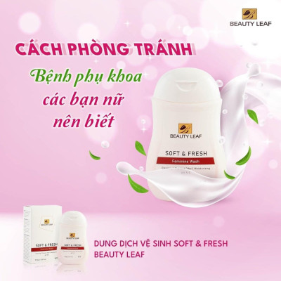 Dung Dịch Vệ Sinh Golden Health Soft & Fresh Feminine Wash Beauty Leaf 150g (PH 5.5), Giúp Ngăn Ngừa Và Hỗ Trợ Giảm Các Bệnh Phụ Khoa, Để Chị Em Phụ Nữ Luôn Thơm Tho Tự Tin Suốt Ngày Dài