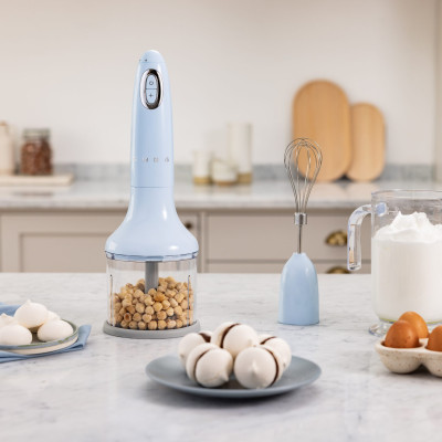  Máy xay cầm tay Smeg HBF03PBEU (màu xanh blue) Hàng chính hãng