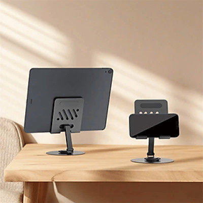 Giá đỡ Wi wu Rotation Stand ZM-013 ( Kim loại , xoay 360º) cho điện thoại và máy tính bảng - Hàng chính hãng