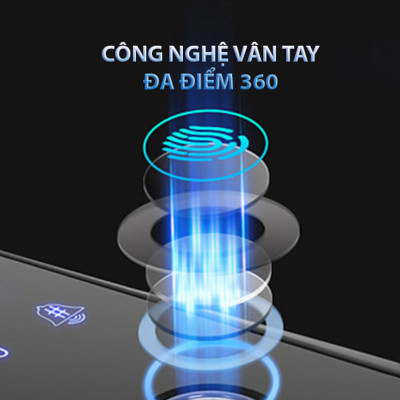Khóa vân tay cửa kính lùa Kitos KT-GL50