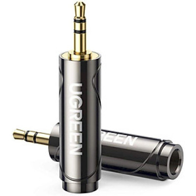 Ugreen 80731 Mono Đầu đổi âm thanh 6.35mm dương sang RCA Mono âm Ugreen AV169 - Hàng Chính Hãng