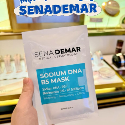 Mặt nạ Senademar Sodium DNA B5 mask 25ml hạn 2027 - 1 miếng lẻ