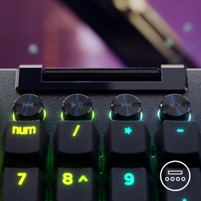 Bàn phím Razer BlackWidow V4 Pro - US Layout - Mechanical Gaming Keyboard (Hàng chính hãng)