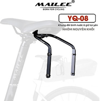 Khung Giá Đỡ Bình Nước Đôi YQ-08 tiện dụng (loại lớn) có khoảng rộng giữa kết hợp làm khung Túi Hậu Xe Đạp Chống Nước, Ổn Định Phượt Địa Hình - Mai Lee