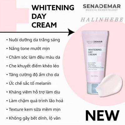 Kem dưỡng mặt ban ngày SENADEMAR nâng tone phục hồi dưỡng ẩm 50ml hạn 2027