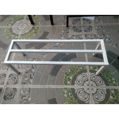 Kệ sắt kê chậu cây Dài 50 cm.Rộng 15-20-25cm Cao 10-15-20cm.hộp thép 20 x 20 mm ( Hàng Chính Hãng )