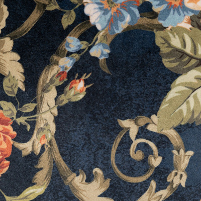 Scatter Box Vỏ Gối cao cấp nhập khẩu Ireland Anh Quốc BAROQUE FLORAL NAVY Phong cách cổ điển