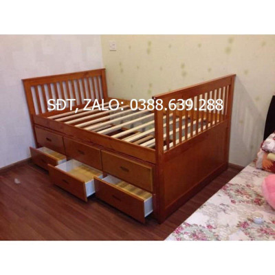 Giường hộp 2 tầng có ngăn kéo  DP92