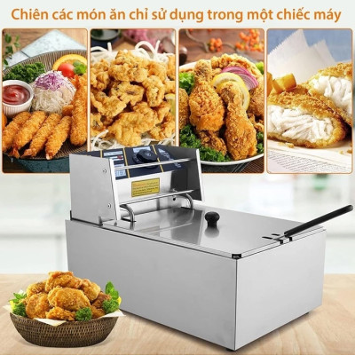 Nồi Chiên Nhúng Điện Ngập Dầu GDV Y06L (6 lít) - Hàng Chính Hãng