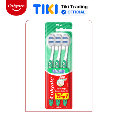 Bộ 3 bàn chải Colgate chăm sóc nướu ( màu ngẫu nhiên )