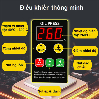 Máy ép dầu ăn thực vật, thế hệ thứ 4 hoàn toàn mới. Thương hiệu Mỹ cao cấp Septree - R8S. HÀNG NHẬP KHẨU CHÍNH HÃNG