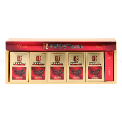 Cao Linh Chi Đông Trùng Hạ Thảo Pocheon Hàn Quốc (50g X 5 Lọ)