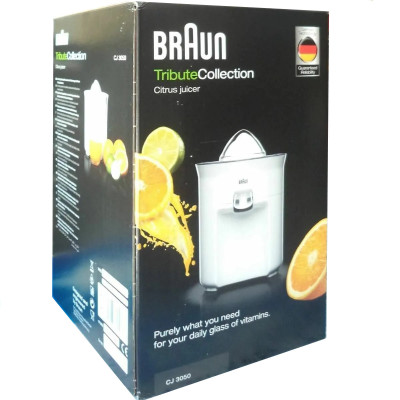 Máy Vắt Cam Braun CJ3050WH - 60W - Hàng Chính Hãng, Bảo Hành Toàn Quốc
