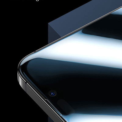 Miếng Dán Cường Lực MIPOW KINGBULL Trong + Tool Dán Dành Cho iPhone 14 ProMax / 14 Pro / 14 Plus / 14 - Hàng Chính Hãng