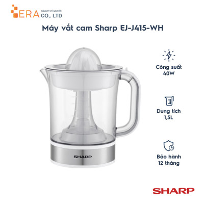 Máy Vắt Cam Sharp EJ-J415-WH (40W) - Hàng Chính Hãng