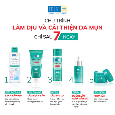 Serum dưỡng ẩm cho da mụn, nhạy cảm Hada Labo Acne Care Calming Serum 30ml