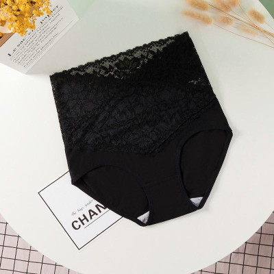 Combo 5 Quần Lót Nữ Cotton Phối Ren Lưng Cao Ôm Bụng 86041 – Màu Pastel Dịu Dàng