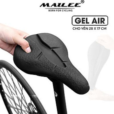 Bọc Đệm Xe Đạp Chống Đau Mông Cao Su GEL AIR lưới tổ ong mặt dưới cho đệm yên 28x17 cm, Mềm Chống Nước Địa Hình Phụ Kiện - Mai Lee