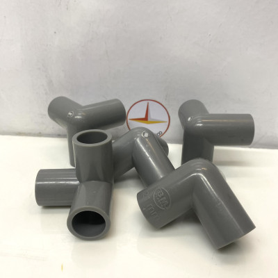 Co góc 3 nhánh, tê góc, co 3 hướng 21 nhựa PVC Bình Minh ( 5 cái )