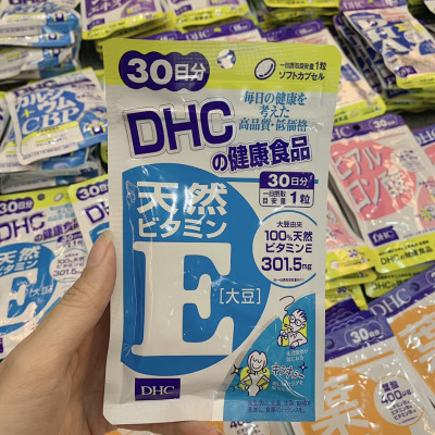 Thực phẩm bảo vệ sức khỏe DHC natural Vitamin E 30 ngày ( hàng chính hãng, có tem phụ )