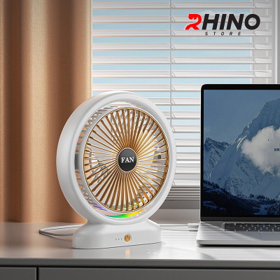 Quạt tích điện để bàn văn phòng Rhino F103 gồm 3 mức độ gió
