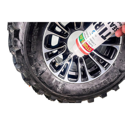 Chai vá lốp Stop&go / Keo tự vá lốp Stop và go / Chai keo tự vá lốp Stop and go hàng chính hãng, nhập khẩu Mỹ