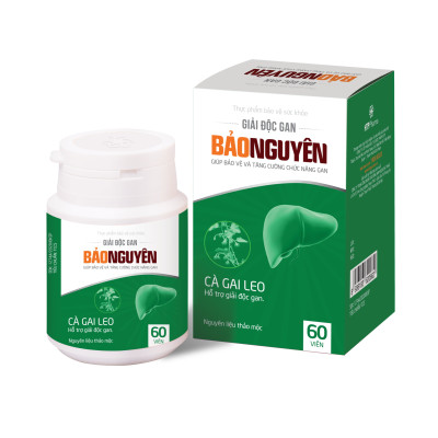 Thực phẩm bảo vệ sức khỏe Viên uống giải độc gan Bảo Nguyên 60 viên [Sắc Ngọc Khang Official]