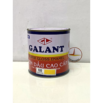 Sơn dầu Galant màu vàng Lemon Yellow 520 _ 0.8L