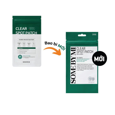 Miếng Dán Some By Mi Ngăn Mụn Thần Kỳ Cho Mọi Loại Da Spot Patch 18M
