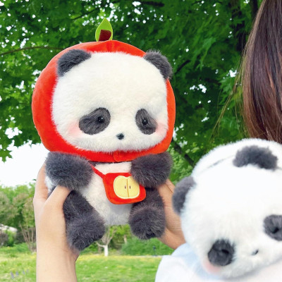 Đồ Chơi Thú Bông Panda Roll Apple Hat - 52Toys