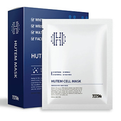 1 MIẾNG MẶT NẠ TẾ BÀO GỐC HUTEM CELL - 40g - Tái tạo, Phục hồi da (Hàng chính hãng)