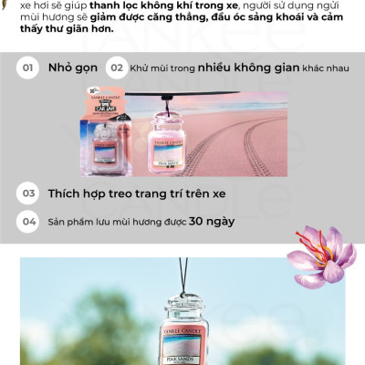 Sáp thơm xe Yankee Candle - Leather