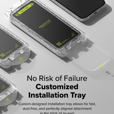 Bộ 2 Miếng Dán Cường Lực RINGKE Easy Slide Tempered Glass cho iPhone 16/ 15/ iPhone 16 Plus/ 15 Plus/ 16 Pro/ 16 ProMax_ Hàng chính hãng