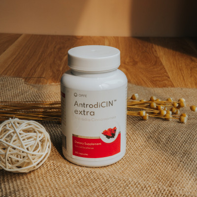 Thực phẩm BVSK OPFE AntrodiCIN extra capsules (120 viên) Hungary (Nấm Ngưu Chương Chi) Made in EU, 100% Thảo dược tự nhiên