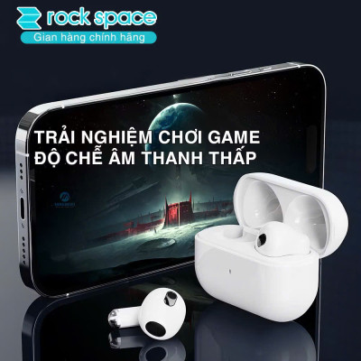 Tai nghe bluetooth không dây nhét tai ROCKSPACE EB700 TWS có mic hàng chính hãng bảo hành 12 tháng