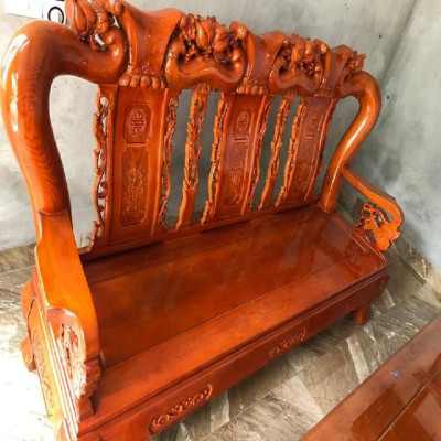 Bộ Bàn Ghế Minh Quốc Đào Gỗ Sồi Nga