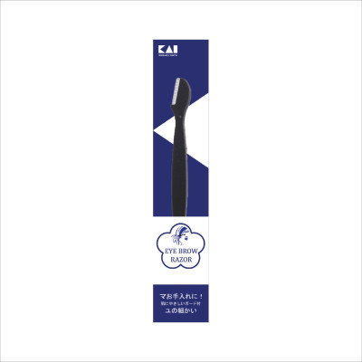 Dao Cạo Lông Mày Màu Đen Kai Groom 38531-HC1161 (Lẻ 1 Cây)