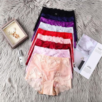 Combo 10  Quần lót ren đùi gen bụng cực mềm mịn 5533 form to 50 đến 65kg .