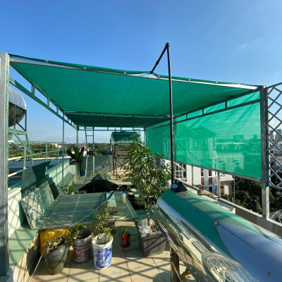 LƯỚI CHE NẮNG 80% CHE SÂN VƯỜN, BAN CÔNG - 230GSM - MÀU XANH GREEN
